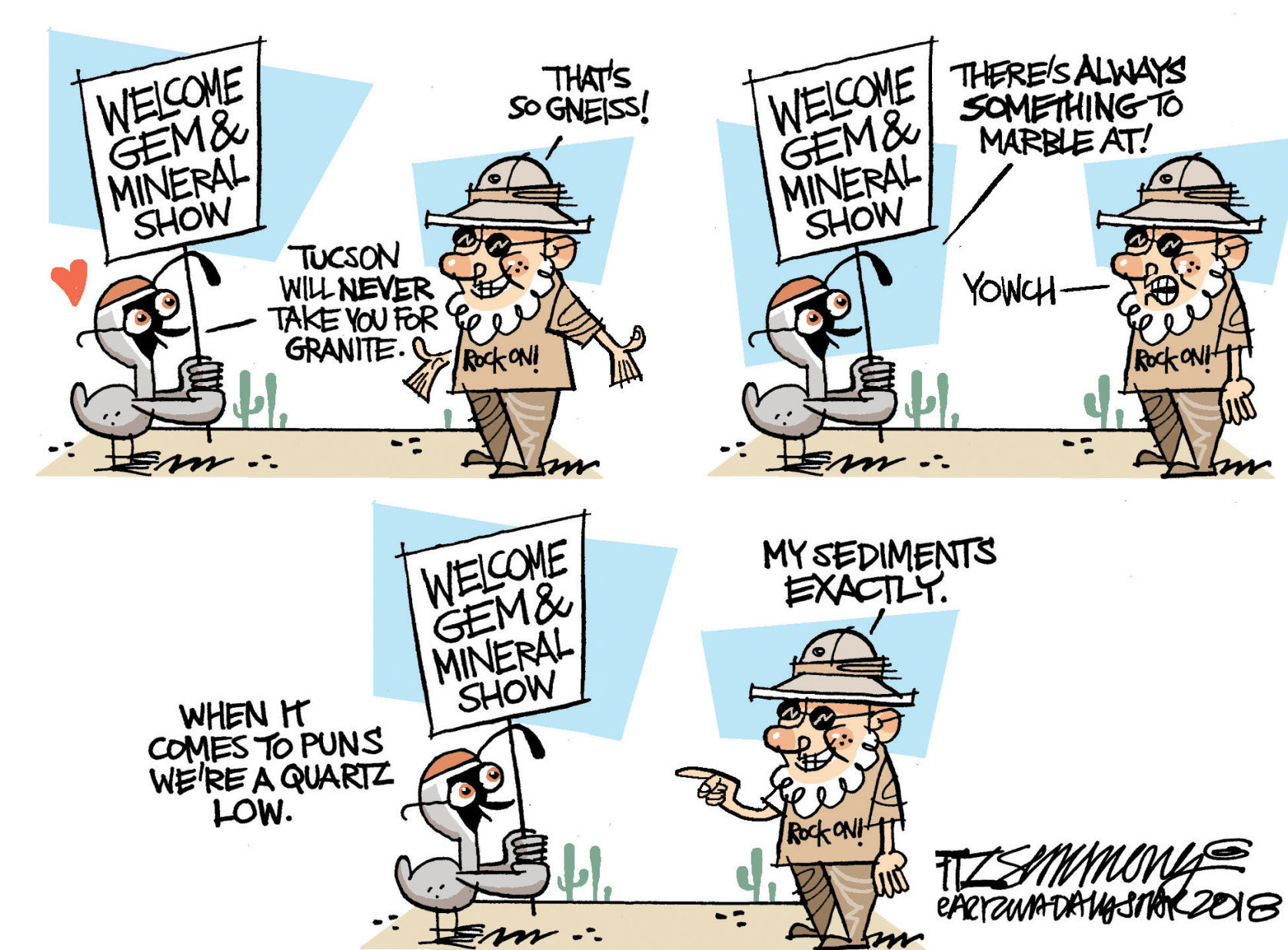 Daily Fitz Cartoon: Gem and Mineral